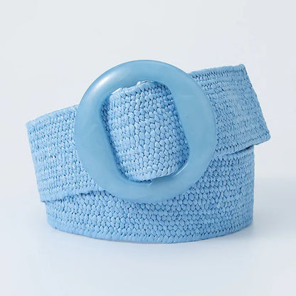 Moderne riem dames met geometrische gesp