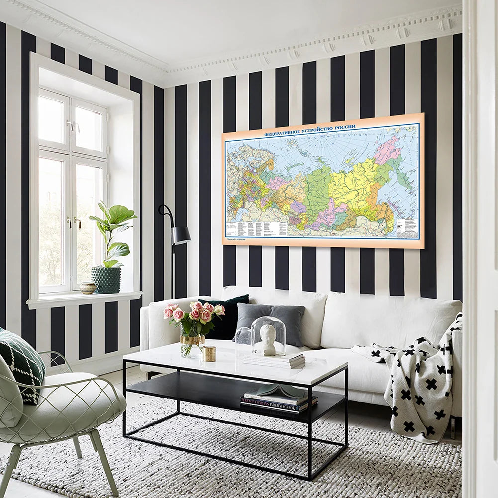 Houten wereldkaart wanddecoratie – Warm en uniek