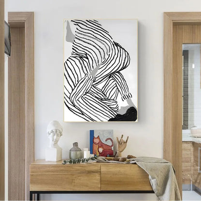 Poster met kaart van wereld of stad