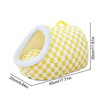 Ronde kattenmand met antislip – Blijft stevig liggen