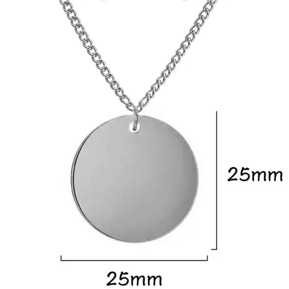 Ketting met gravure van kindernaam