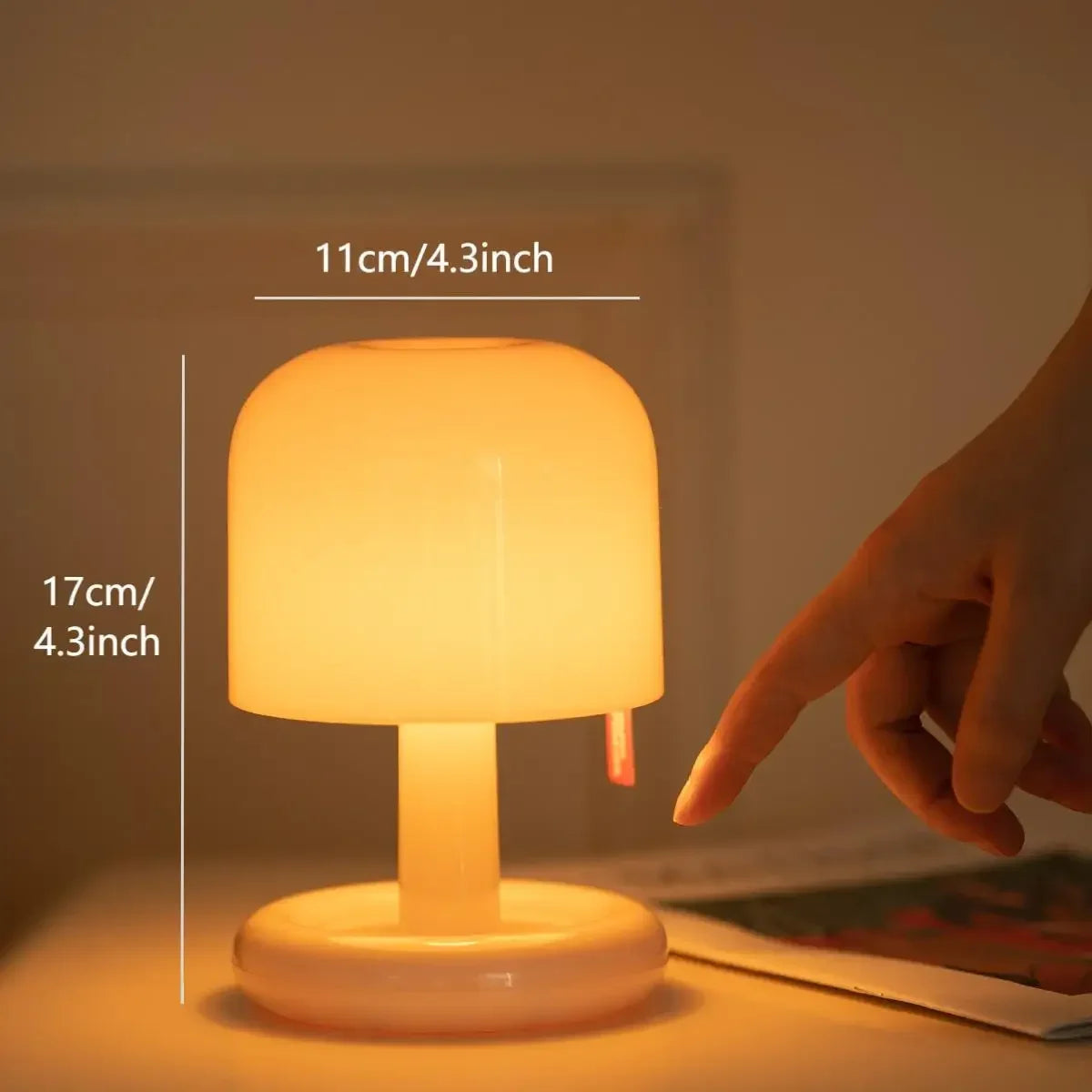 Compact lampje voor nachtkast – Neemt weinig ruimte in