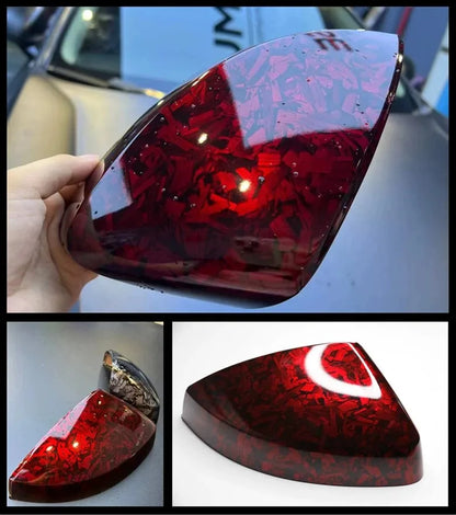Auto stickers - Rood Carbon Design voor een Unieke Look