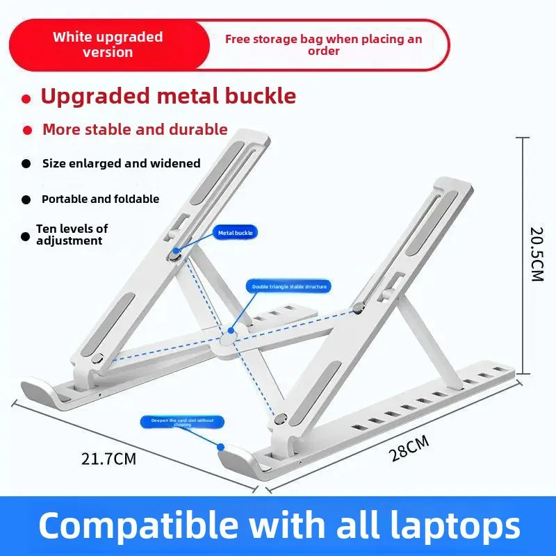 Aluminium laptopstandaard geschikt voor elke laptop