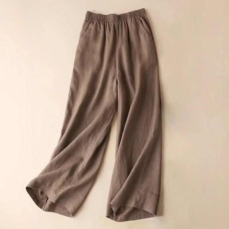 C&A dames linnen broek met casual uitstraling – Voor elke dag