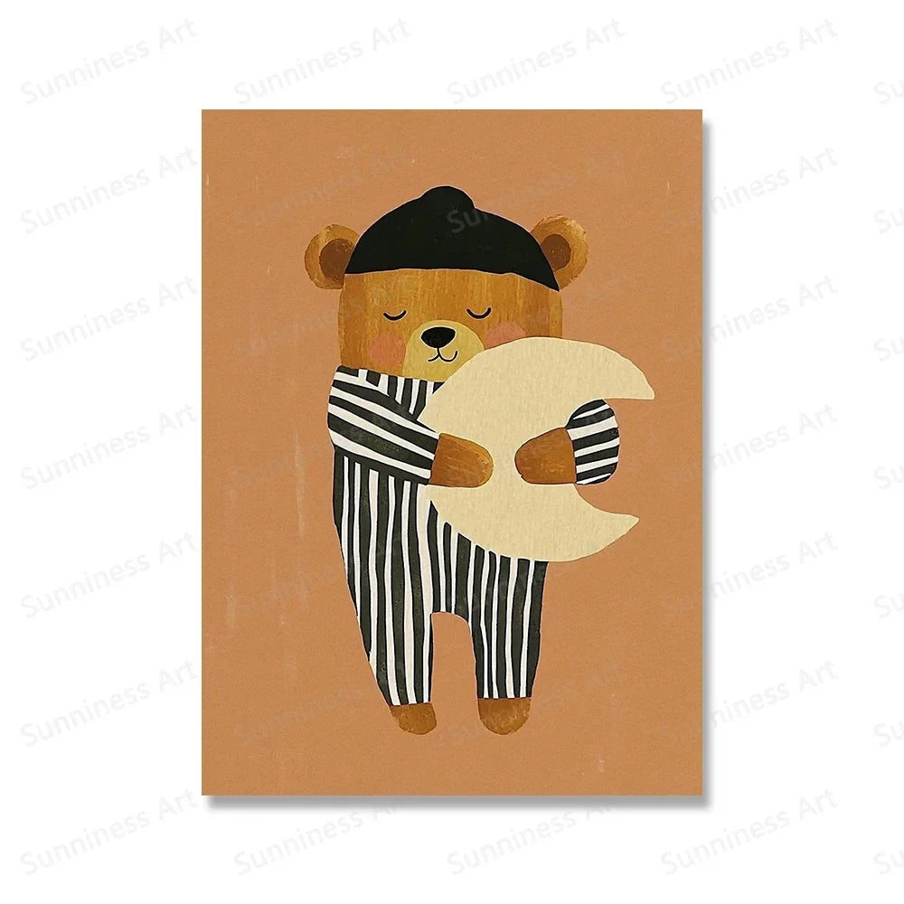 Kunstposter met klassiek werk