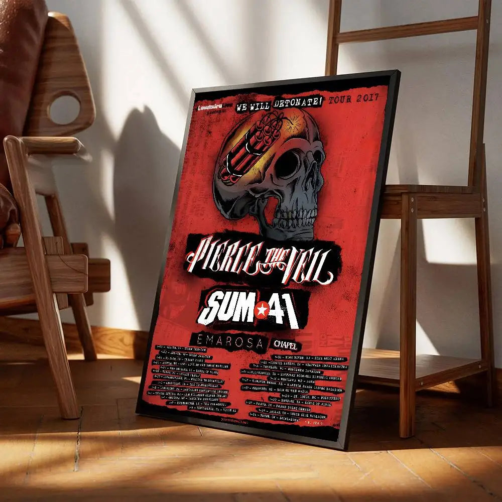 Poster met maan, sterren of hemellichamen
