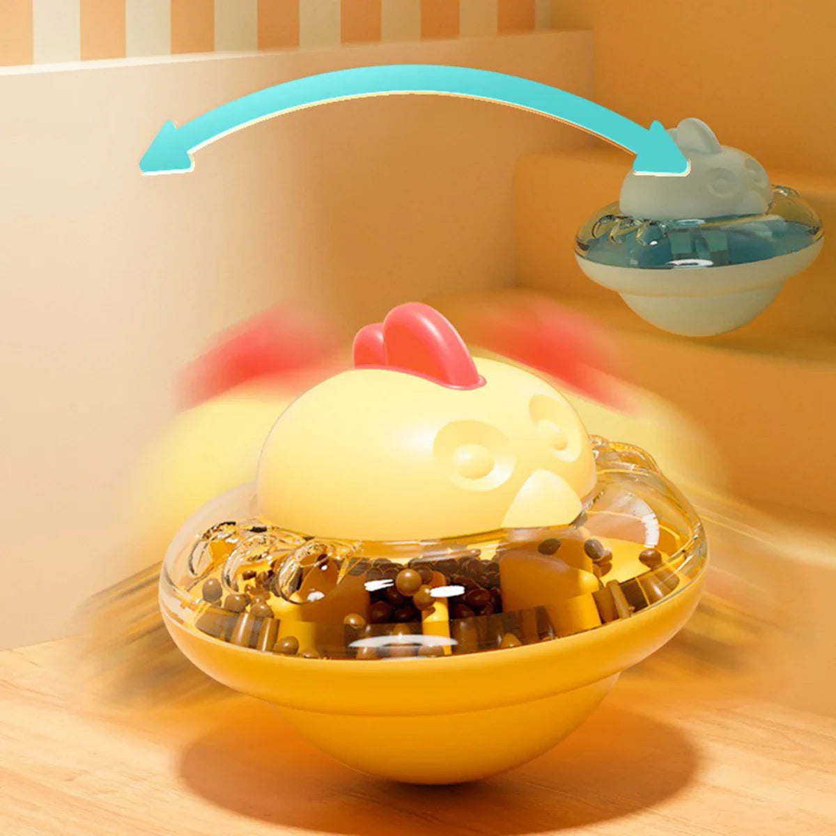 Pluche kattenspeelgoed met veertjes – Schattig en uitdagend