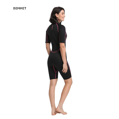 Badpak jurk met hoge taille – Flatteert de buikzone