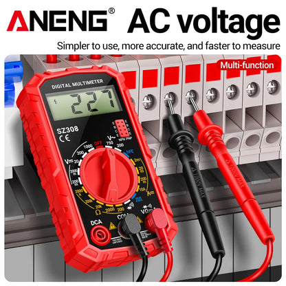 Multimeter met vaste en flexibele probes