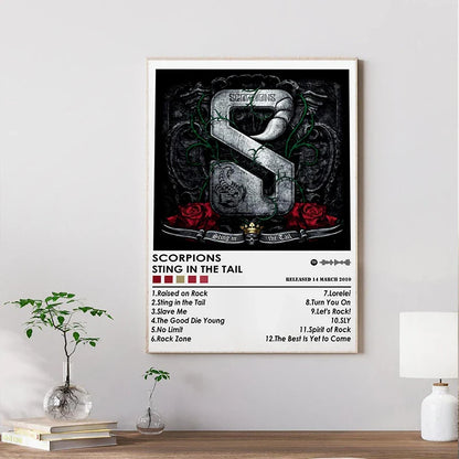 Abstracte poster in pasteltinten