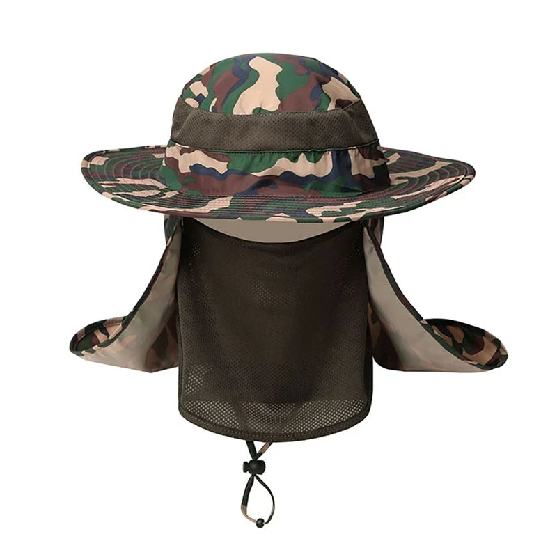 Jachthoed met mix van materialen en kleuren