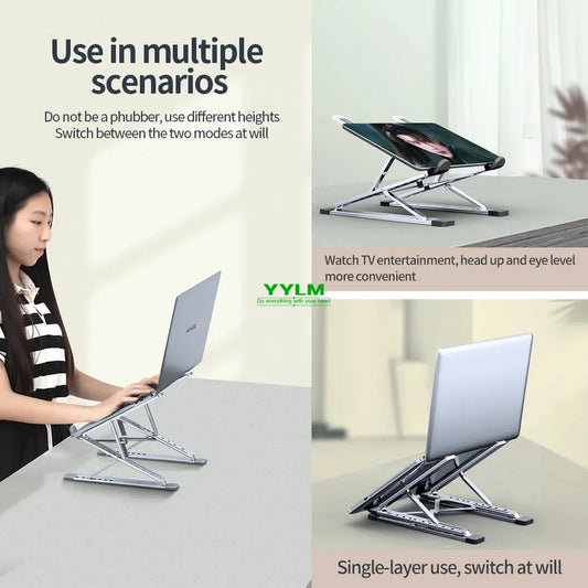 Ergonomische laptopstandaard voor thuiswerken