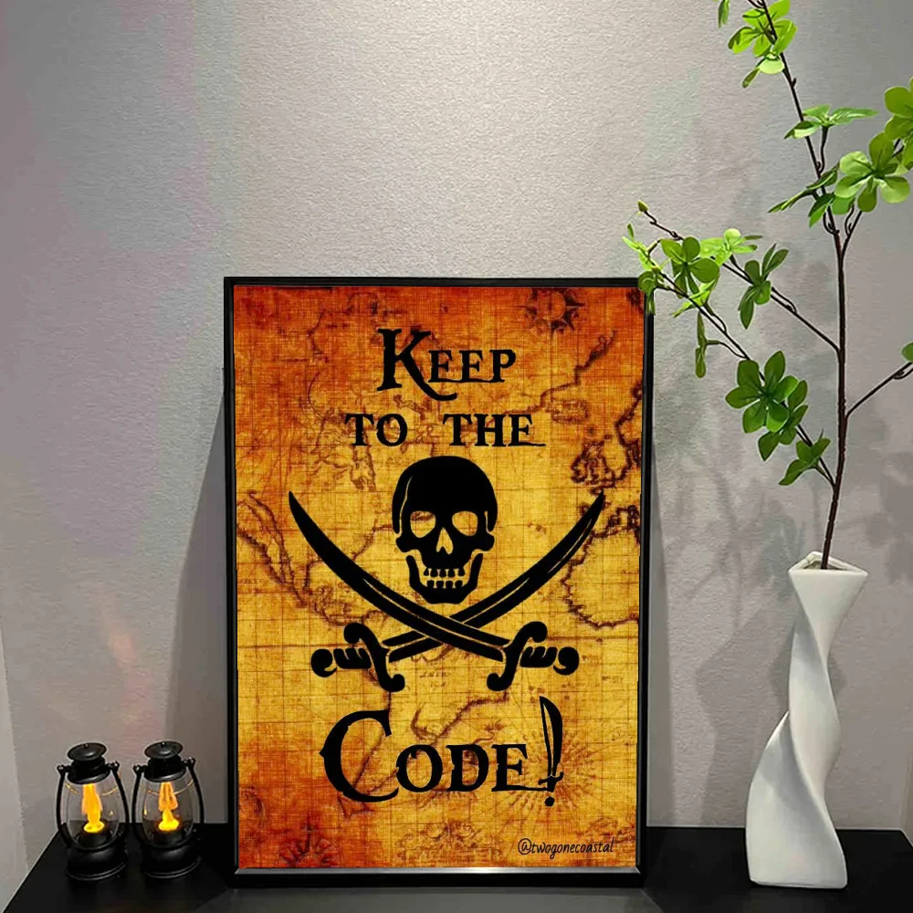 Poster in zachte pastelkleuren