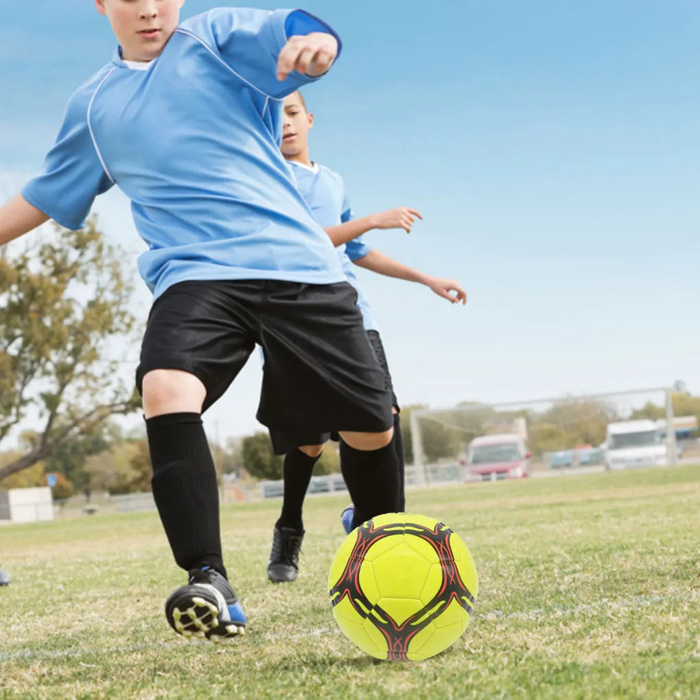 Voetbal met binnenbal die niet snel leegloopt