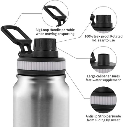 Thermosfles met handig handvat – Voor extra grip