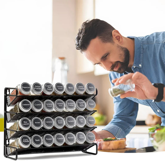 Metalen kruidenrek van IKEA voor moderne keukens