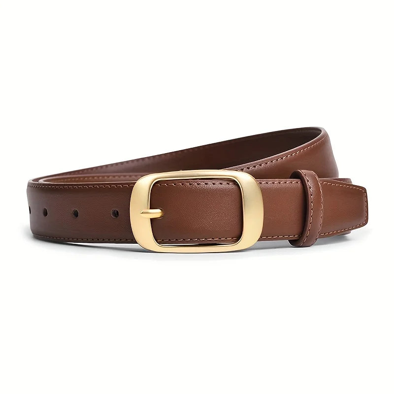 Riem dames in zacht leer met naturel look