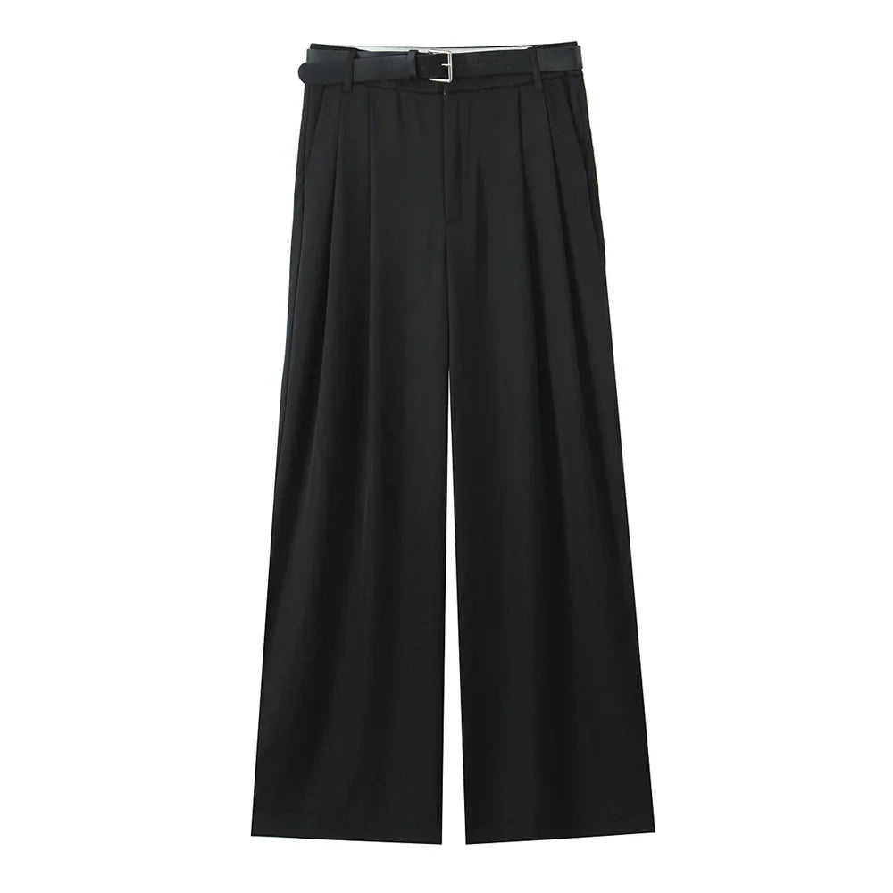 Zara linnen broek dames met hoge taille – Flatterend en trendy