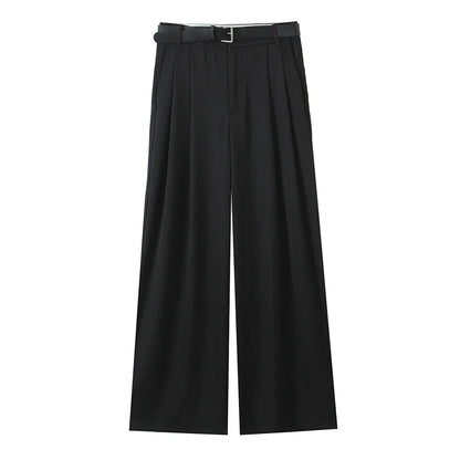 Zara linnen broek dames met hoge taille – Flatterend en trendy