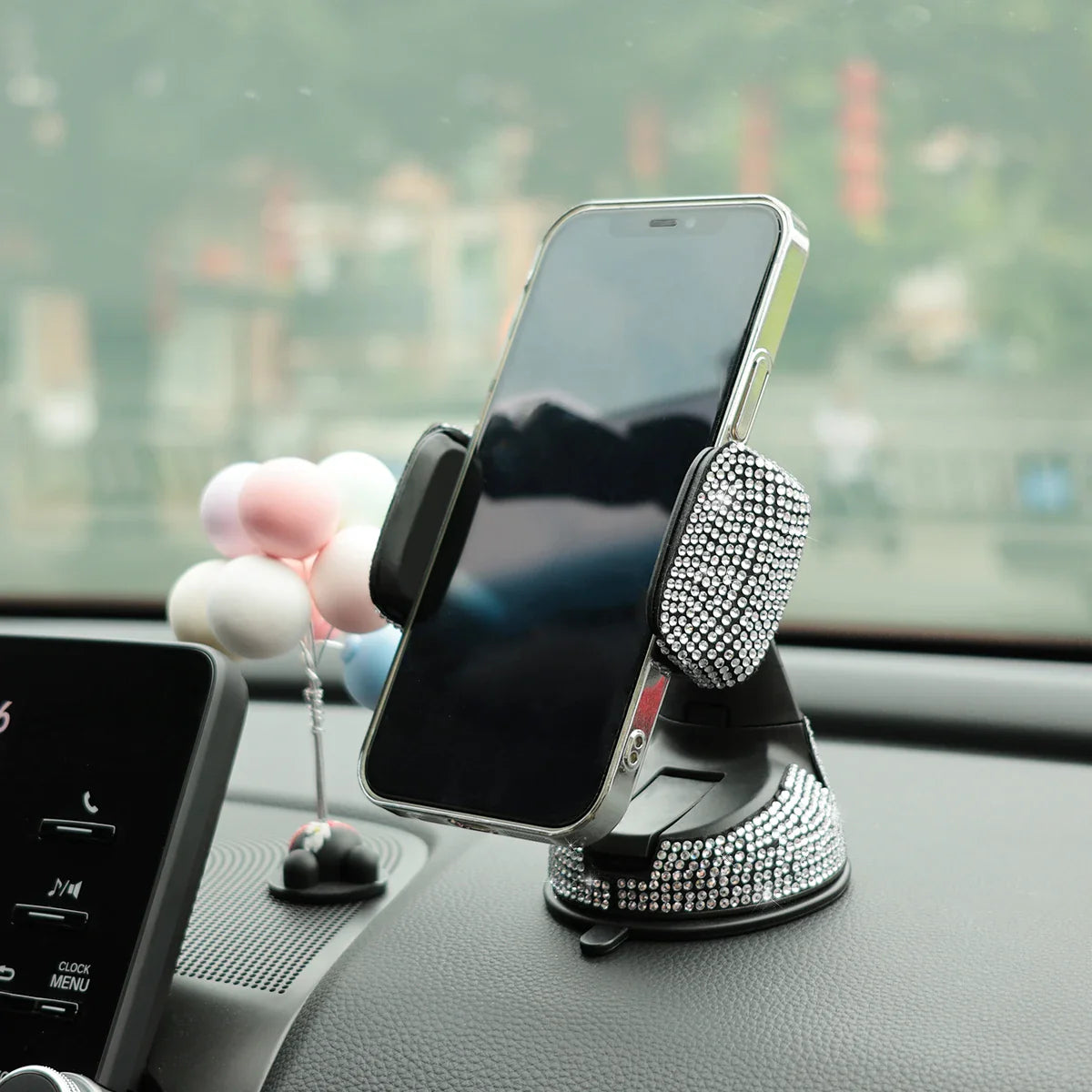 Telefoonhouder auto voor voorruit – Sterke grip