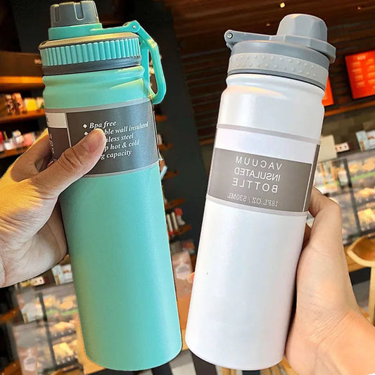 Thermosfles met stijlvolle vorm – Past in elke tas