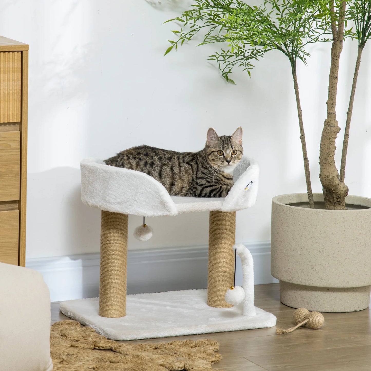 Moderne kattenpaal in industriële stijl – Stoer en stijlvol