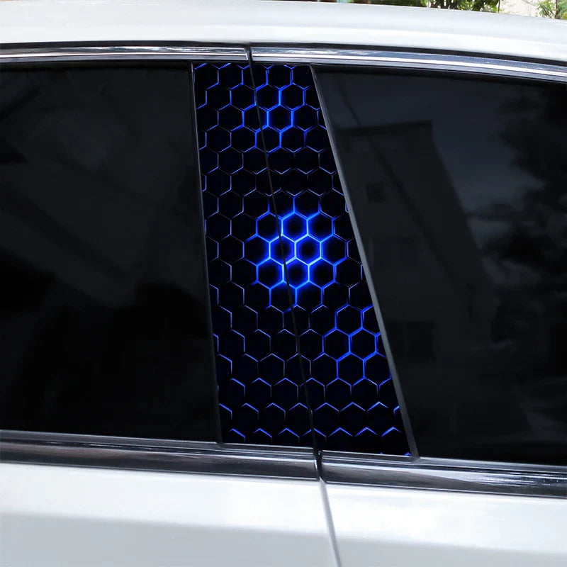 Auto stickers - Hexagonaal design voor een unieke uitstraling