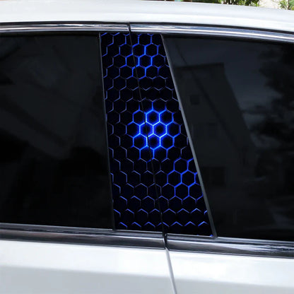 Auto stickers - Hexagonaal design voor een unieke uitstraling