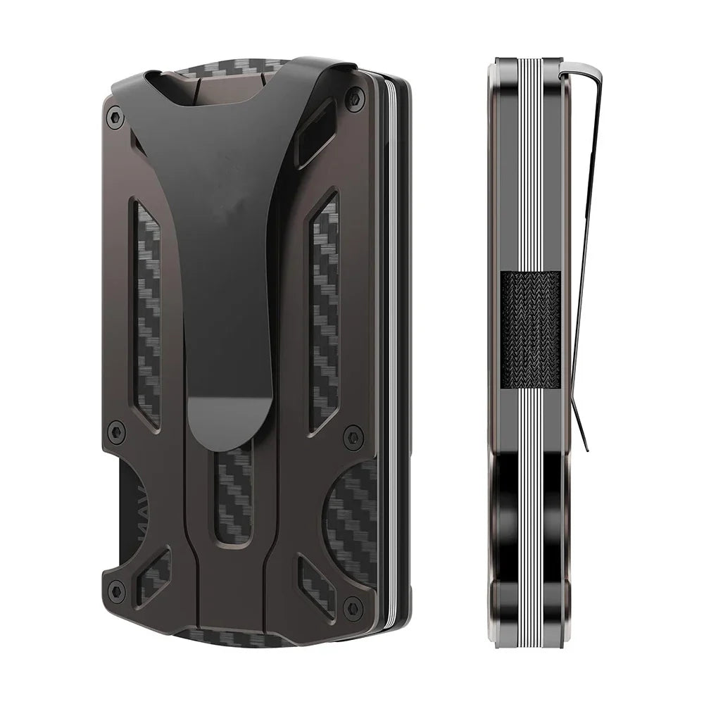 Kaart houder met ruimte voor muntgeld – 2-in-1 ontwerp