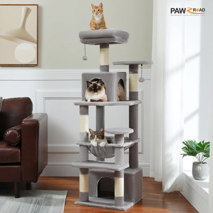 Design kattenpaal met zachte bekleding – Elegant comfort