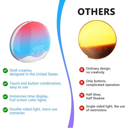 Wake up light met kleurenverloop – Warme ochtendverlichting