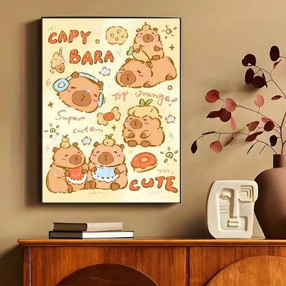 Poster met botanisch motief