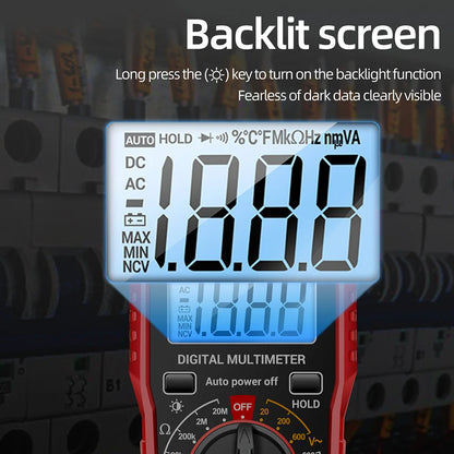 Digitale multimeter met databehoudfunctie