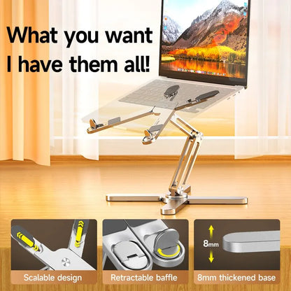Aluminium laptop standaard met moderne uitstraling