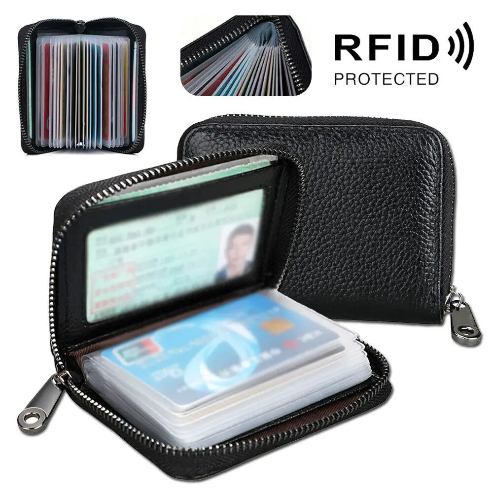 Pasjeshouder heren met dubbele RFID-bescherming – Extra veilig