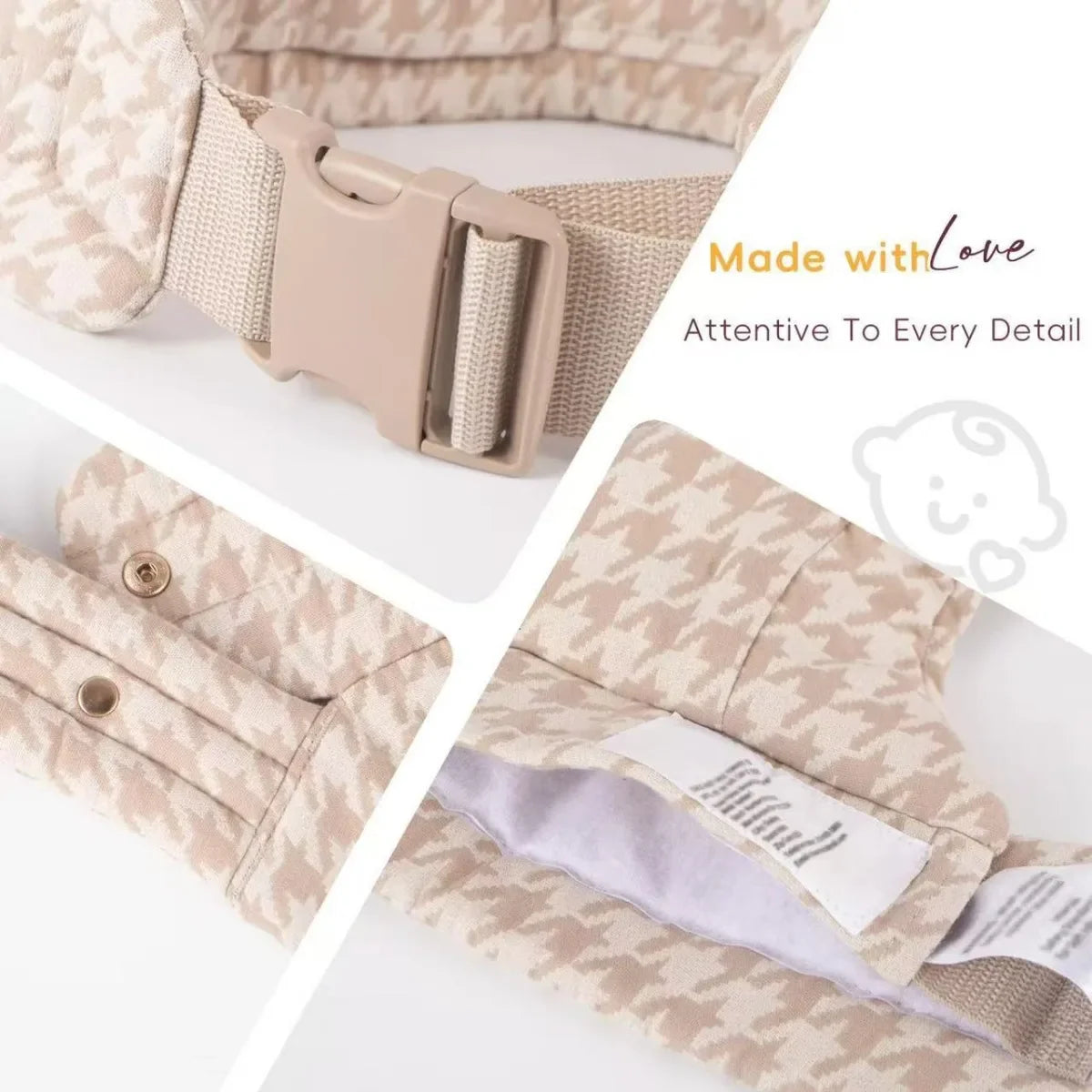 Artipoppe draagzak voor ergonomisch babywearen