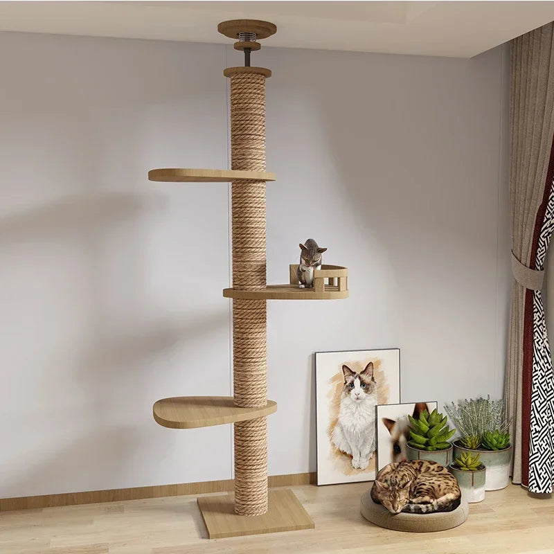 Design kattenmeubel met krabvlak – Functioneel kunstwerk