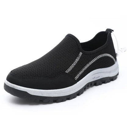 Heren schoenen met canvas bovenkant