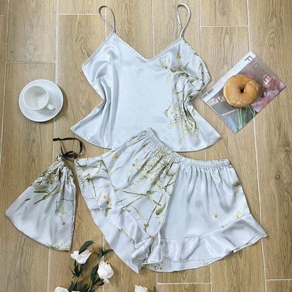 Dames pyjama Livera met knoopsluiting