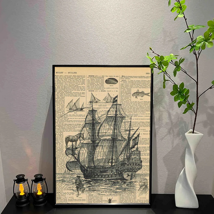 Poster van een cactus of andere plant