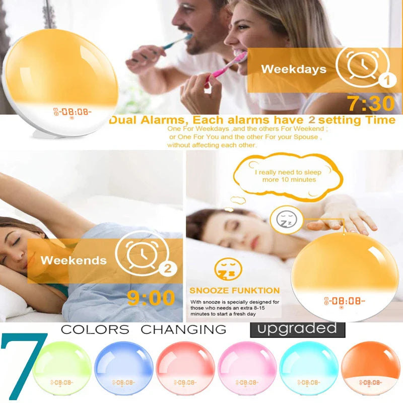 Wake up light met touchscreen – Makkelijk instellen