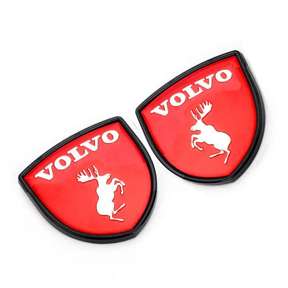 Auto stickers - Gele Volvo badges voor een unieke uitstraling