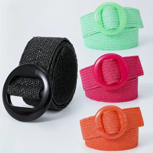 Minimalistische riem dames in neutrale tint