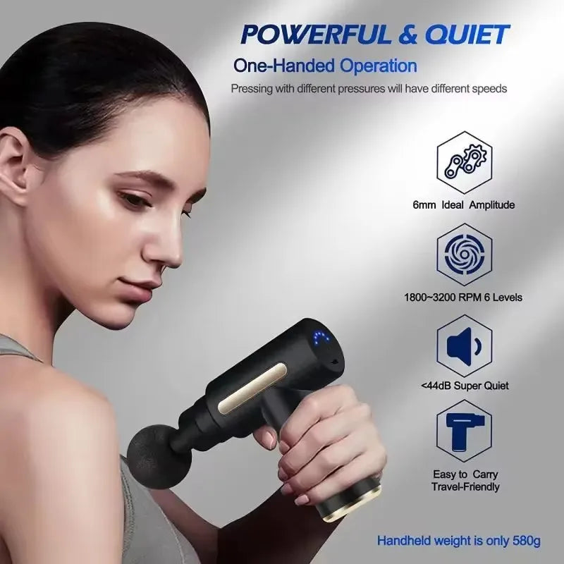 Professionele massage gun – Diepe spiermassage thuis