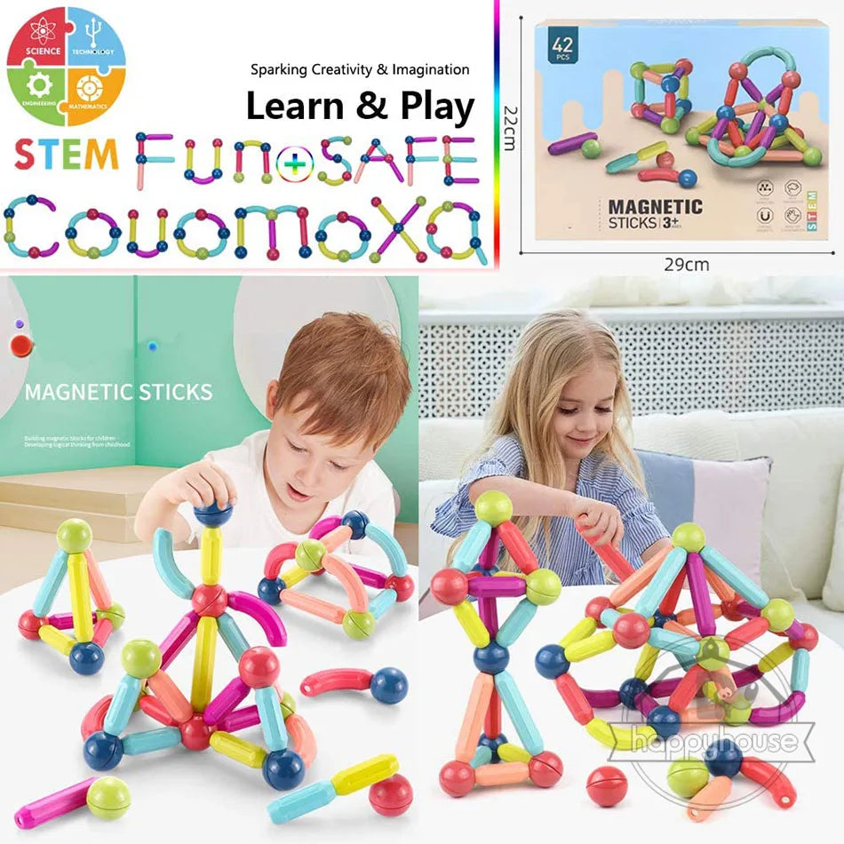 Intertoys magnetische blokken – Voor creatief bouwen