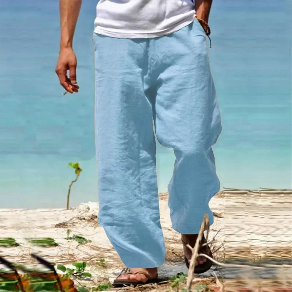 Linnen broek heren – Licht en ademend voor zomerse dagen