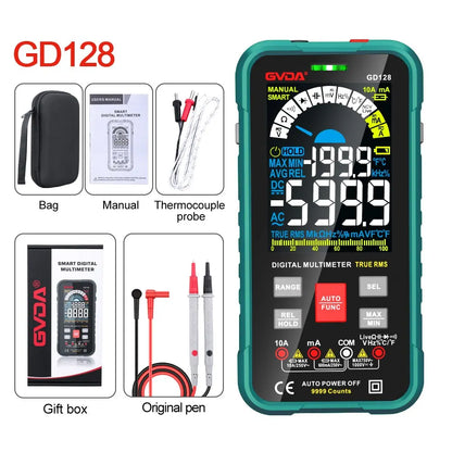 Multimeter geschikt voor gelijk- en wisselspanning