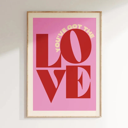 Abstracte poster met penseelstreken