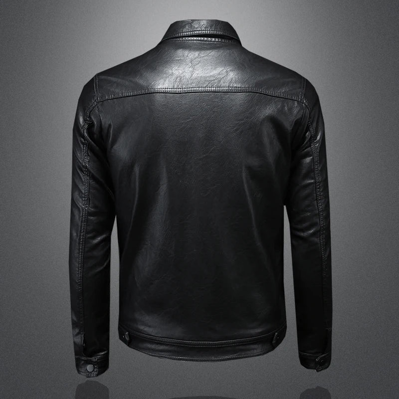 Leren jassen voor mannen met praktische zakken – Slim design